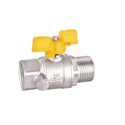 บอลวาล์วทองเหลืองสามในสี่นิ้ว BV1027-MF เกลียว ISO228/1