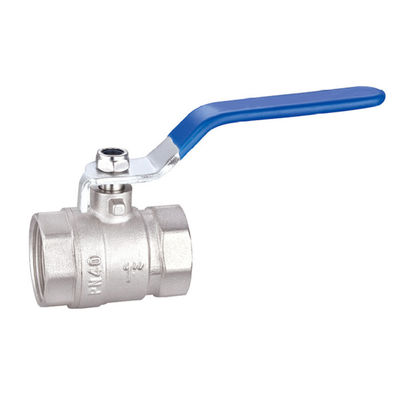 บอลวาล์วทองเหลืองชุบนิกเกิล 1 นิ้ว 2 นิ้ว Sandblaster Ball Valve