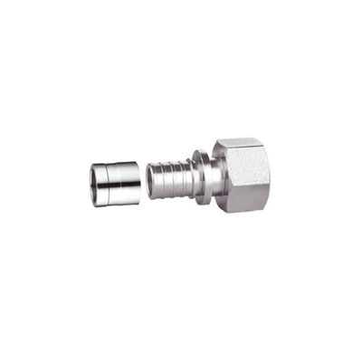 PEX ท่อทองเหลืองตรงคอนเนคเตอร์ 20 มม. 25 มม. 16 มม. PF4003 บริการ OEM