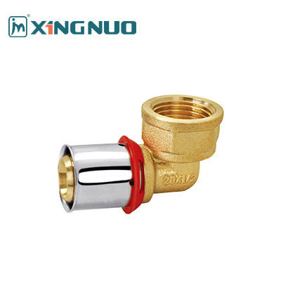 รางปูน นิเคิลสําหรับสื่อก๊าซ Al Pex Fittings สีแดง 1/2