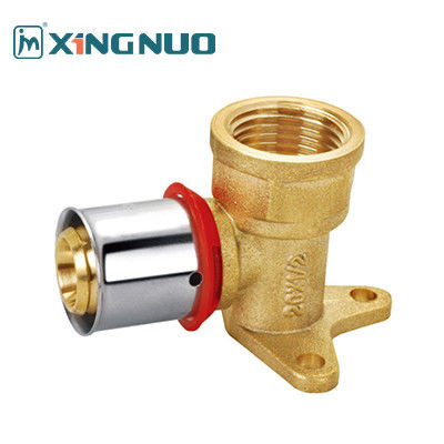 สีทรายเคลือบกระจายและ Nickel Plated ทองแดง Tee การบดจําหน่ายกับที่นั่ง