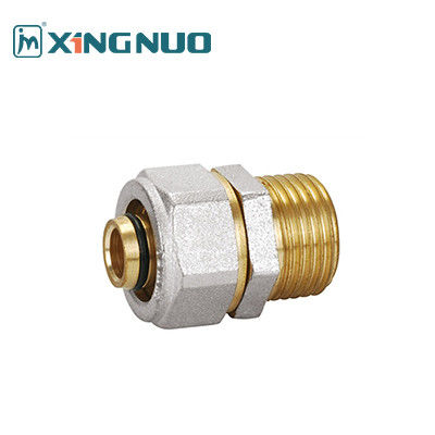 ความดัน โครม Plated ทองแดง หญิง PEX หนุบ 16-32MM PEX หนุบ ทองแดง ชาย Socket PEX หนุบ