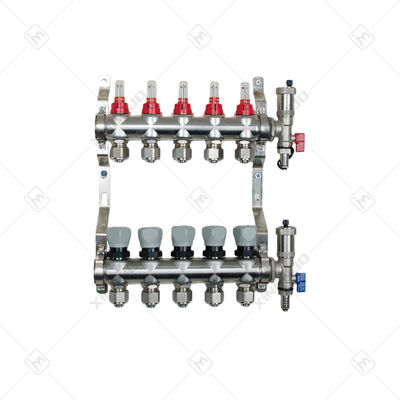 ท่อร่วมสแตนเลสขัดเงาหรือด้าน แตกต่างกันไปตามขนาด พิกัดแรงดันสูงสุด 6000 PSI ส่วนประกอบอุตสาหกรรมที่ทนทาน