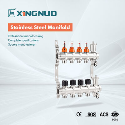 150 มม. X 50 มม. X 30 มม. ทองเหลือง Manifold เกลียว ISO2281 วัสดุวาล์วทองเหลืองเหมาะสำหรับนิวเมติกและระบบไฮดรอลิก
